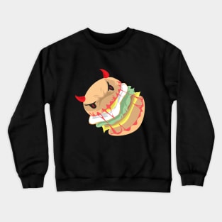 funny mounster burger Crewneck Sweatshirt